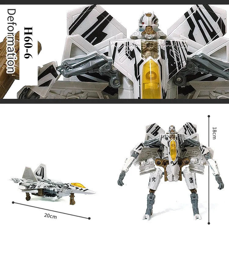 6699 New 20CM Transformation Toy Anime Robot Car Action Figure Plastic Cool Movie Aircraft Model Kids Boy Gift