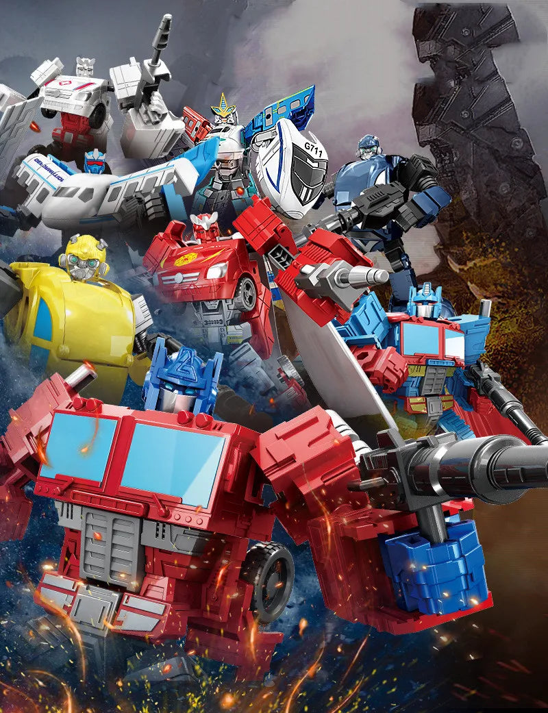 6699 New 20CM Transformation Toy Anime Robot Car Action Figure Plastic Cool Movie Aircraft Model Kids Boy Gift