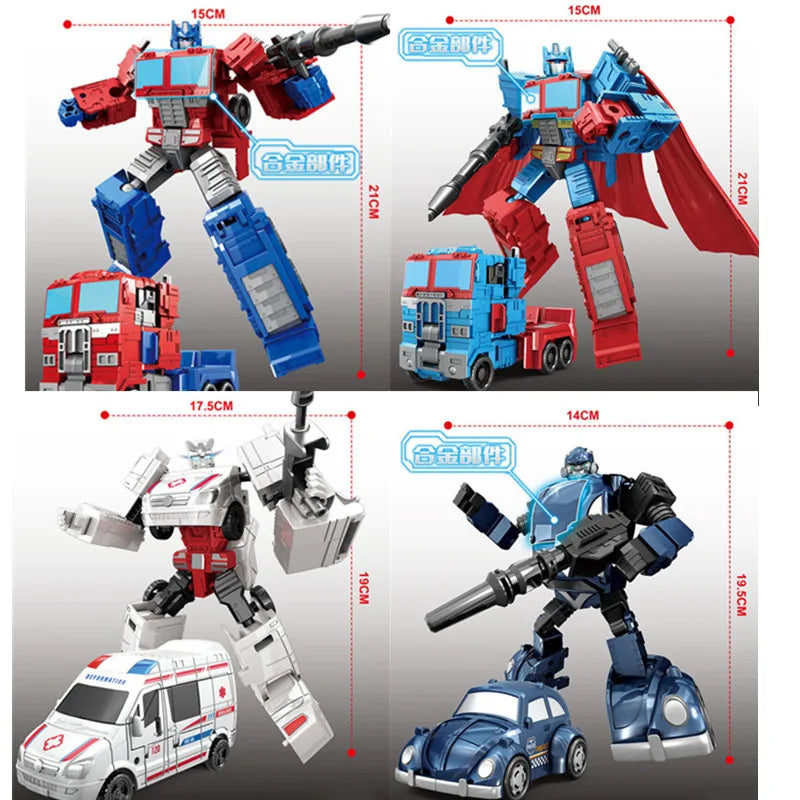6699 New 20CM Transformation Toy Anime Robot Car Action Figure Plastic Cool Movie Aircraft Model Kids Boy Gift