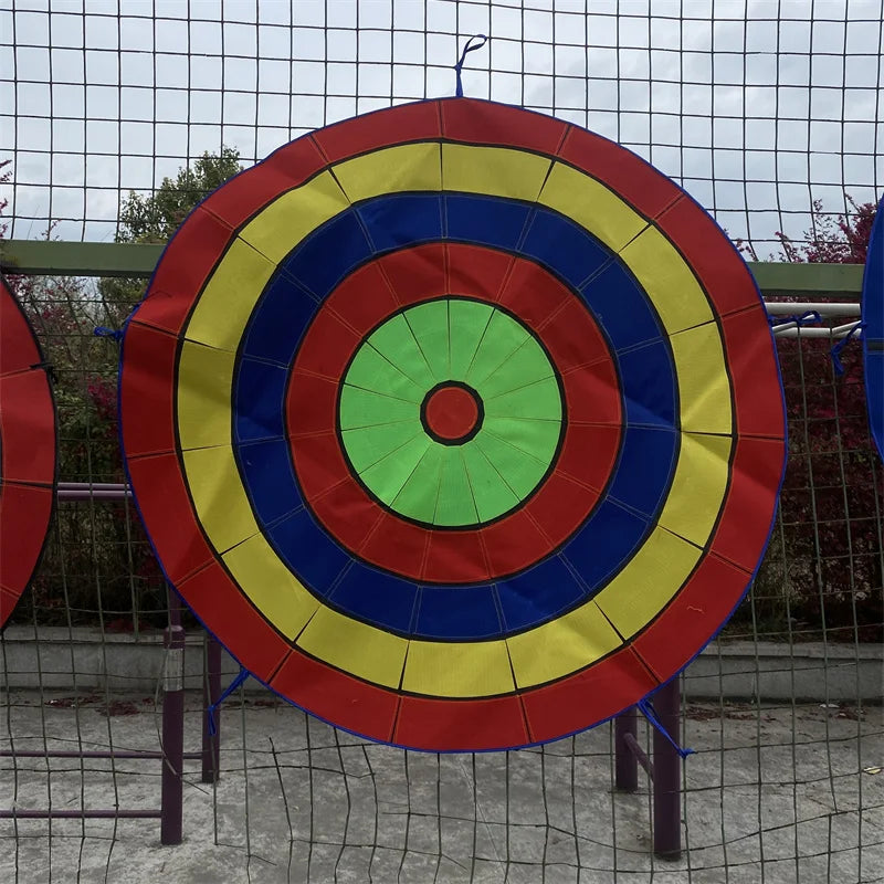 Dartboard Game Set Round Cloth Dart Board Outdoor Hrowing Sticky Ball Target Toy With 20 Balls for Parent-child Interaction Game