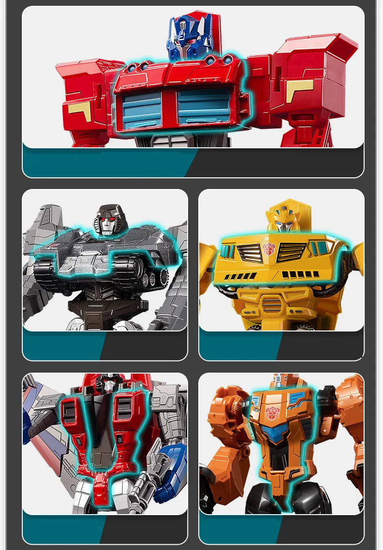 6699 New 20CM Transformation Toy Anime Robot Car Action Figure Plastic Cool Movie Aircraft Model Kids Boy Gift