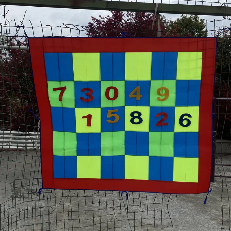 Dartboard Game Set Round Cloth Dart Board Outdoor Hrowing Sticky Ball Target Toy With 20 Balls for Parent-child Interaction Game