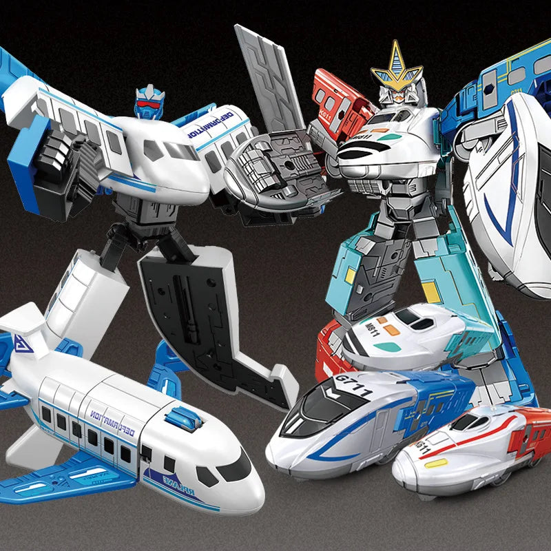 6699 New 20CM Transformation Toy Anime Robot Car Action Figure Plastic Cool Movie Aircraft Model Kids Boy Gift