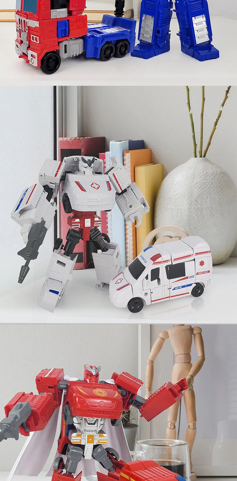 6699 New 20CM Transformation Toy Anime Robot Car Action Figure Plastic Cool Movie Aircraft Model Kids Boy Gift