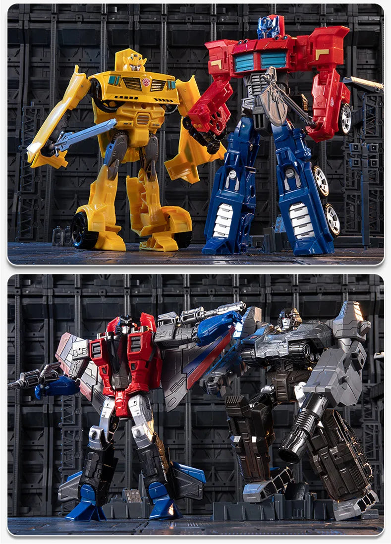 6699 New 20CM Transformation Toy Anime Robot Car Action Figure Plastic Cool Movie Aircraft Model Kids Boy Gift